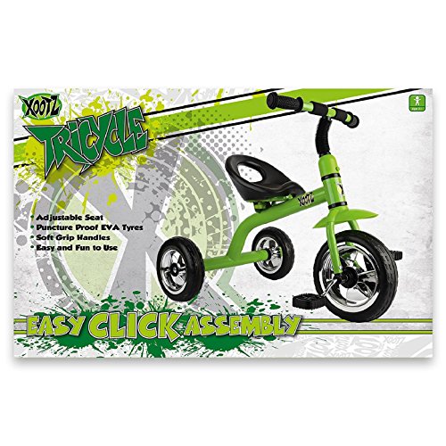 Xootz Tricycle for Kids, Trike Easy Clip and Portable