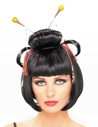 Rubie's Official Ladies Asian Wig, Adult Costume