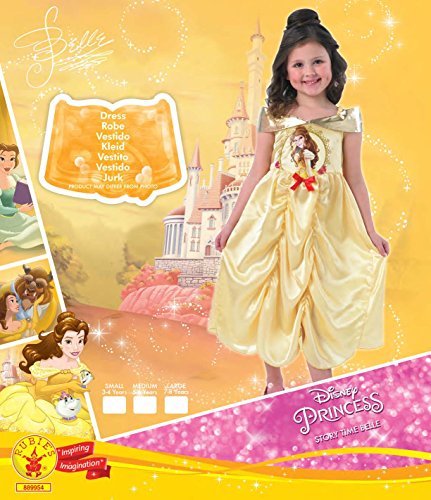 Rubie's Official Belle Beauty & The Beast Girls Fancy Dress Disney Princess Child Kids Costume Small Ages 3