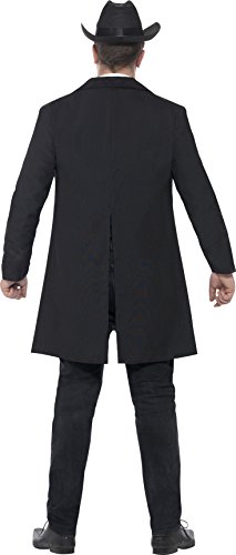 Smiffy's Adult Men's Sheriff Costume, Jacket, Mock Shirt, Waistcoat, Neck Tie and Hat, Western, Serious Fun, Size