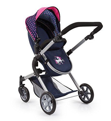 Bayer Design 18154AA City Neo Dolls Pram with Changing Bag, Blue/Pink Bayer Design 18154AA City Neo Dolls Pram with Changing Bag, Blue/Pink