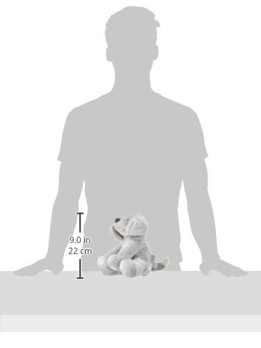 GUND 4059065 Spunky Dog Keywind Grey Soft Toy