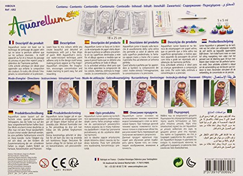 Sentosphère 3900692 Aquarellum Junior Owls Painting Set