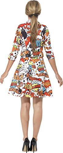 Smiffy's Women's Comic Strip Suit, Jacket & Dress, Size
