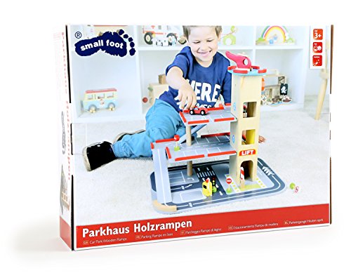 Small Foot 4777 Wooden Parking Garage Toy