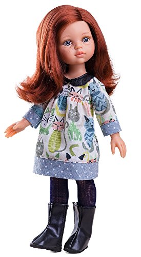 Paola Reina Paola Reina04646 32 cm Friends Cristi Doll with Floral Print Dress Paola Reina Paola Reina04646 32 cm Friends Cristi Doll with Floral Print Dress