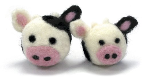 Dimensions Round and Woolly Cows Needle Felting Kit