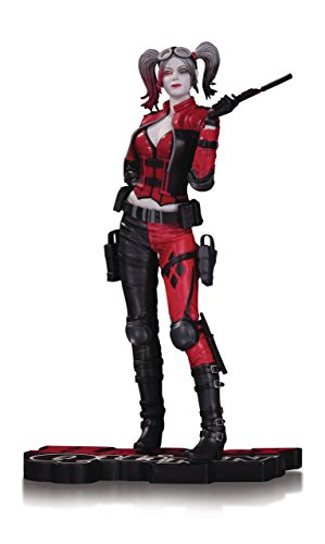 DC Comics OCT160338 Injustice 2 Harley Quinn Red White and Black Statue