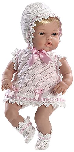 Arias 33 cm Elegance Natal Baby Girl Doll in a Bag (Pink)