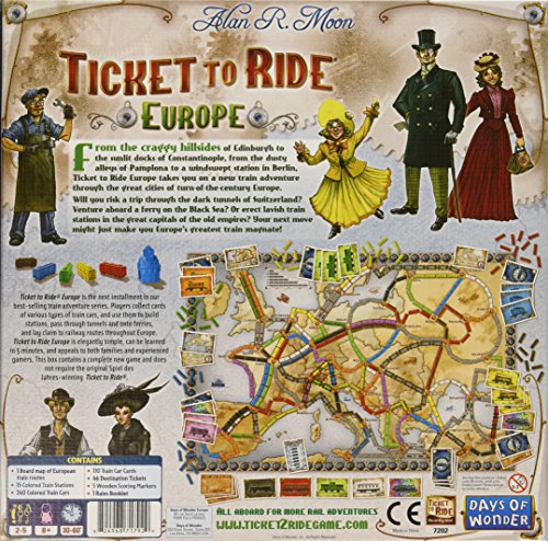 Ticket to Ride Europe Ticket to Ride Europe