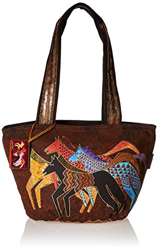 Laurel Burch Medium Tote Zipper Top 13.75 X6 X9.75 Laurel Burch Medium Tote Zipper Top 13.75 X6 X9.75