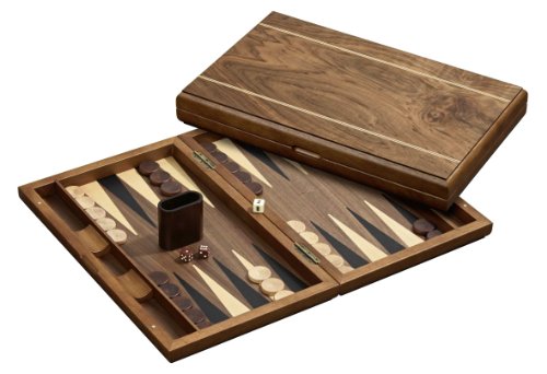 Philos Delos Big Backgammon with Magnetic Lock