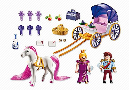 Playmobil 6856 Royal Couple and Carriage with Horse Mane to Comb