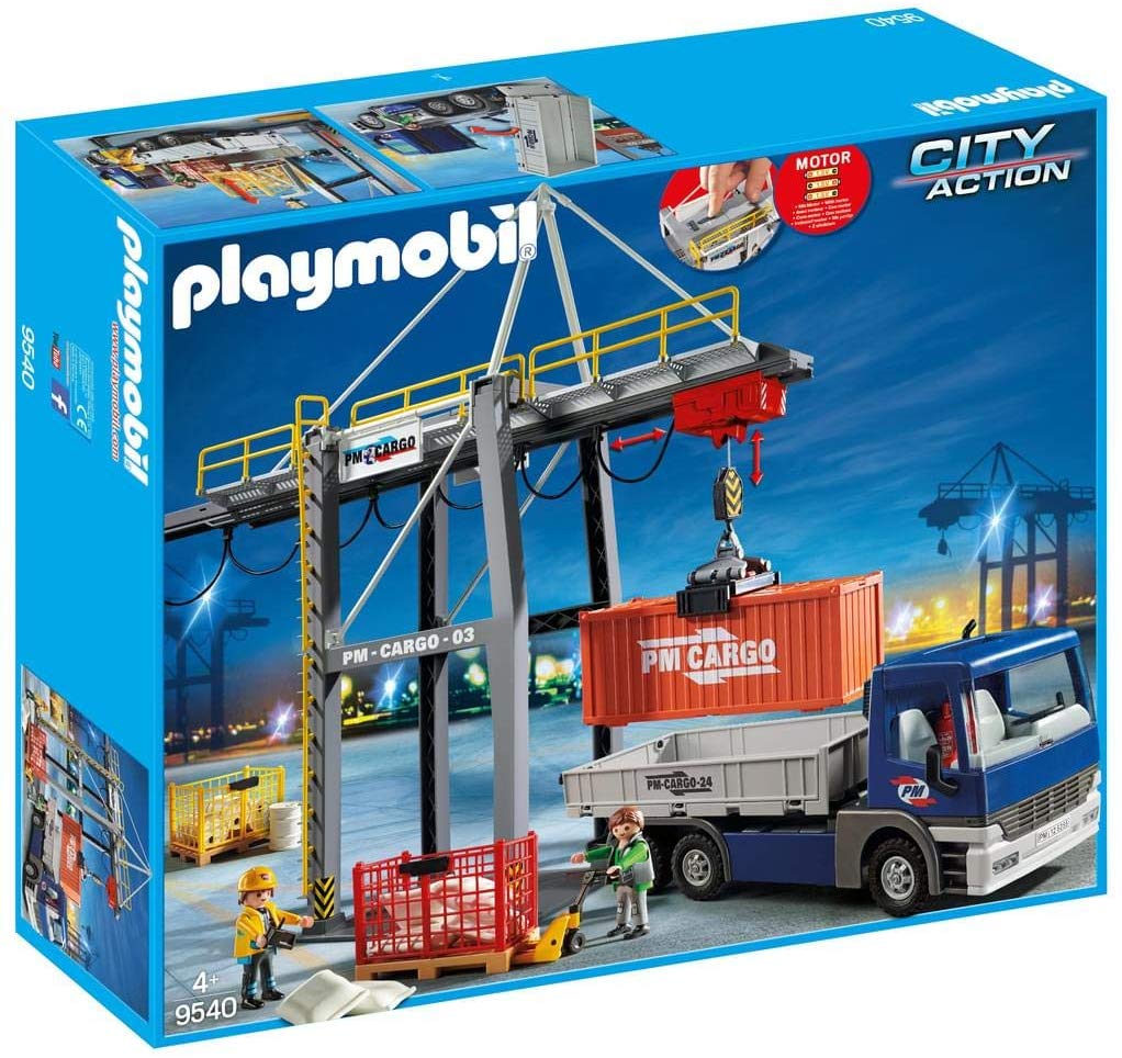 Playmobil 9540 City Action spojka pro Verladekran s nákladní vůz