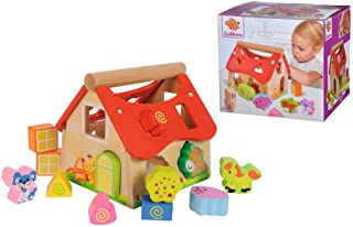 Eichhorn Wooden Pine House 15 Piece House with 12 Push