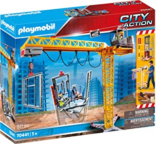 Playmobil City Action 70441 RC construction crane with component, incl. Remote control, from 5 years.