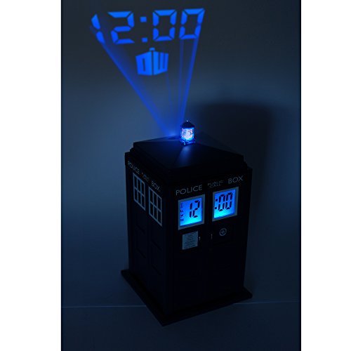 Doctor Who Tardis Digital Projection Alarm Clock, DR190 Doctor Who Tardis Digital Projection Alarm Clock, DR190