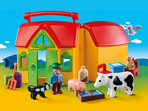 Playmobil 6962 1.2.3 Take Along Farm with Sorting Function