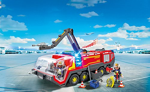 Playmobil 5337 City Action Airport Fire Engine with Lights and Sound