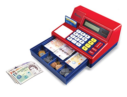 Learning Resources Pretend and Play Calculator Cash Register with UK Play Money