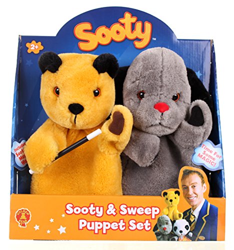 The Sooty Show Sooty and Sweep Puppet Set