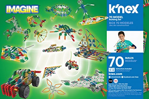 K’NEX Imagine 70 Model Building Set for Ages 7+, Engineering Education Toy, 705 Pieces