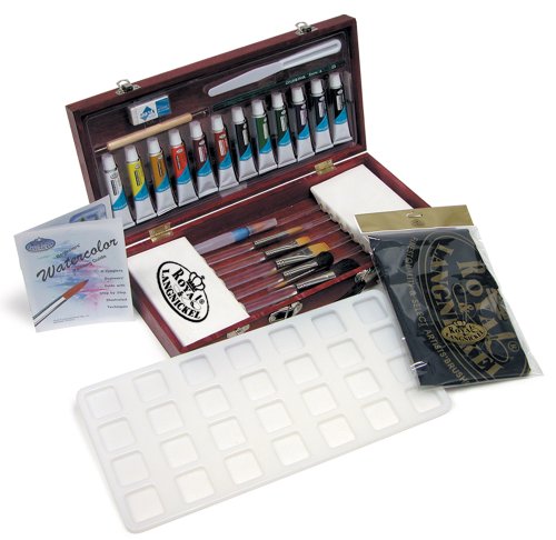 Royal and Langnickel Watercolour Wooden Box Set Royal and Langnickel Watercolour Wooden Box Set