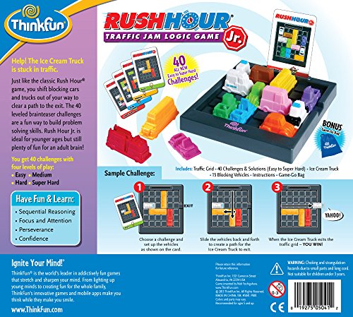 Think Fun Rush Hour Junior Game Think Fun Rush Hour Junior Game