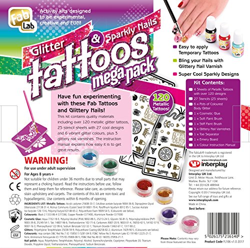 FabLab Glitter Tattoos Mega Pack
