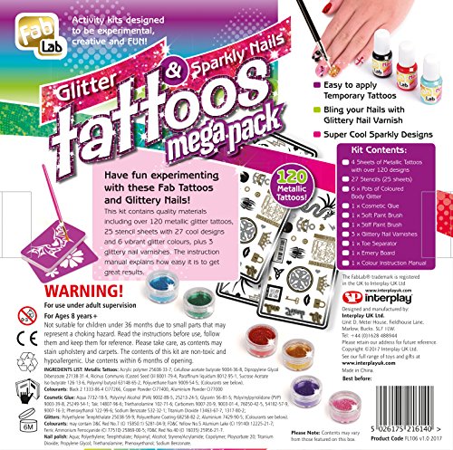 FabLab Glitter Tattoos Mega Pack FabLab Glitter Tattoos Mega Pack