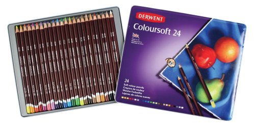 Derwent Coloursoft Colouring Pencils Tin