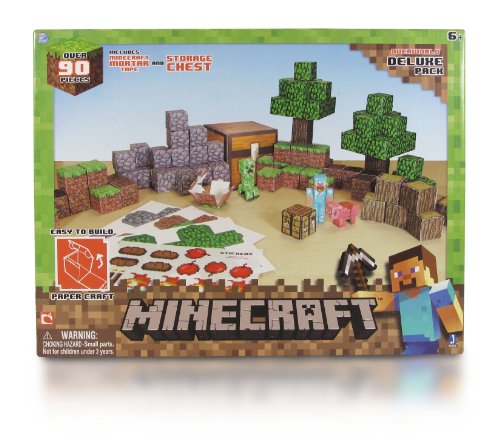 Minecraft Paper Craft Overworld Deluxe Pack