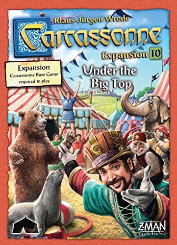 Z Man Games ZMG7820 Carcassonne Under The Big Top Expansion Board Game