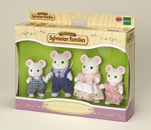 Sylvanian 4121 Families Mouse Family (White)