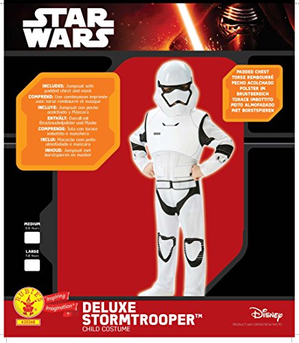 Rubie's Official Child Star Wars Stormtrooper Deluxe Costume