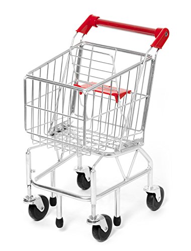 Melissa & Doug Shopping Trolley With Sturdy Metal Frame