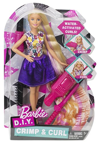 Barbie DWK49 Crimp and Curl Doll