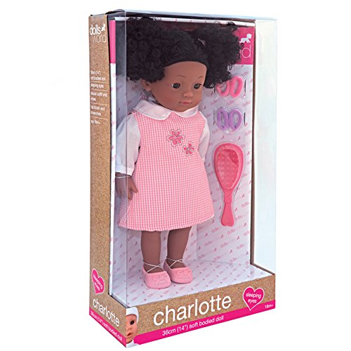 Dolls World 8118 Charlotte Black Doll Dolls World 8118 Charlotte Black Doll