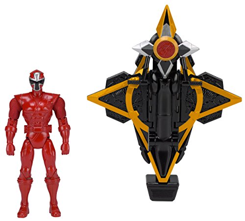 Power Rangers 43571 Ninja Steel Mega Morph Cycle with Red Ranger