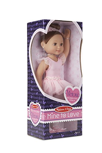 Melissa & Doug Victoria 35 centimetre Poseable Ballerina Doll With Leotard and Tutu