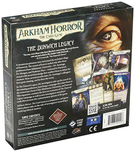 Fantasy Flight Games FFGAHC02 The Dunwich Legacy Arkham Horror LCG Expansion Card Game