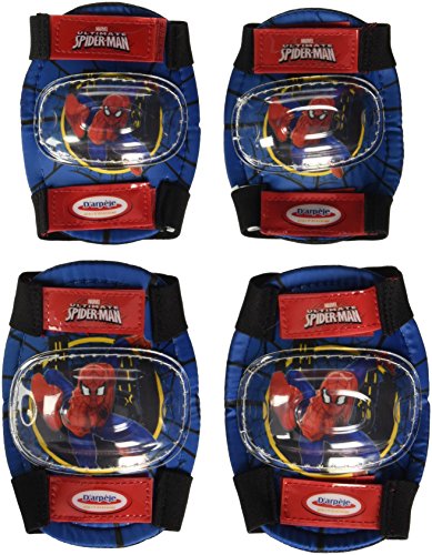 Spiderman Protective Helmet and Pads Set with Bag